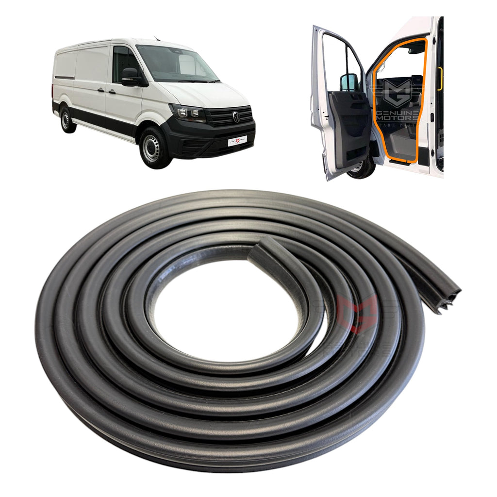 Pair Of Front Door Weatherstrips For Ford Transit MK1 & MK2 (1965-1985) - Black Door Seals