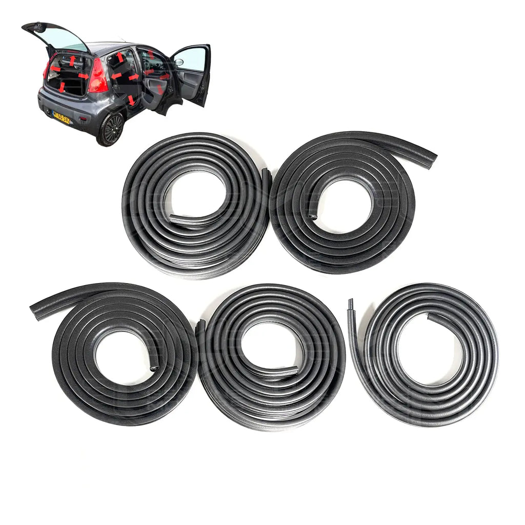 Boot/Door Seal Set For Peugeot 107 Citroen C1 Toyota Aygo 2005/14