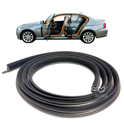 BMW 3 E90 LCI Rear Door Inner Rubber Weatherstrip Seal OEM 51727247260