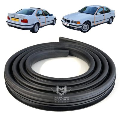 BMW 3 Series E36 Door Seal Rubber Weatherstrip 51728196290