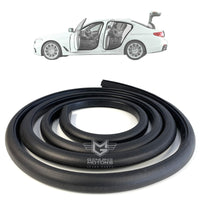 BMW 5 Series G30 Door Aperture Seal Rubber Weatherstrip OEM 51727468731