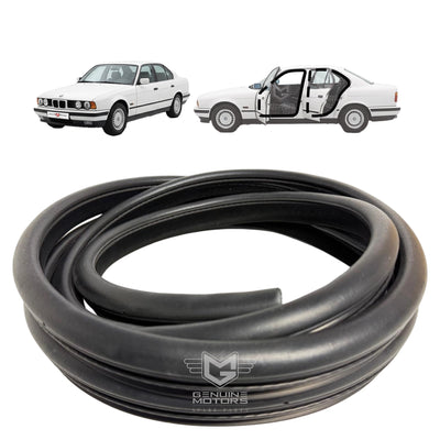 BMW 5 Series E34 Front Door Inner Rubber Weatherstrip Seal OEM Fits 51721946393