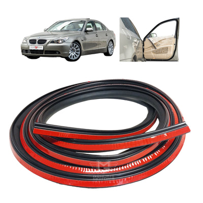 BMW 5-Series E60 Door Outer Weatherstrip Adhesive Rubber Seal OEM 51217033787