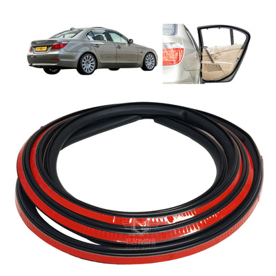 BMW 5-Series E60 Rear Door Outer Weatherstrip Adhesive Rubber Seal OEM 51227033795