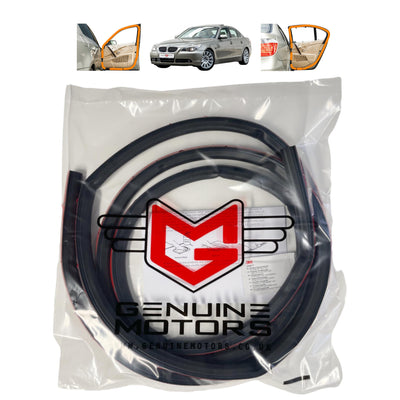 BMW 5-Series E61 Door Outer Weatherstrip Adhesive Rubber Seal OEM 51227033795