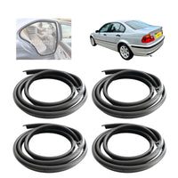 BMW 5-Series E39 Door Aperture Seal Rubber Weatherstrip Bundle 51727116403