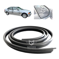 BMW 5-Series E39 Front Door Inner Seal Rubber Weatherstrip 51727116403