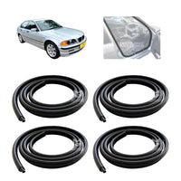BMW 5-Series E39 Door Aperture Seal Rubber Weatherstrip Bundle 51727116403
