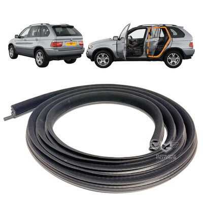 BMW X5 E53 Rear Door Edge Seal OEM 51727025580