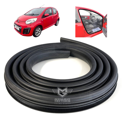 Front Door Aperture Weatherstrip Rubber Seal For Citroen C1 (5-Door Models) (2006-2014) 9025AL Genuine Motors