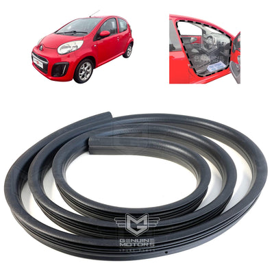 Front Door Aperture Weatherstrip Rubber Seal For Citroen C1 (5-Door Models) (2006-2014) 9025AL Genuine Motors