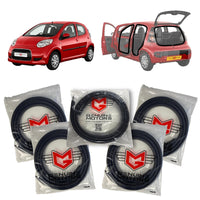 Citroen C1 Weatherstrip Rubber Seal Set Fits MK1 2005-2014 5-door OEM 9025S5 8707C7
