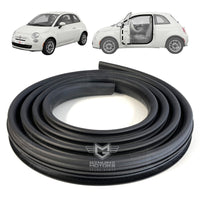 Fiat 500 Door Inner Rubber Weatherstrip Seal OEM 51829202