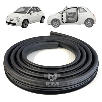 Fiat 500 Door Inner Rubber Weatherstrip Seal OEM 51829202