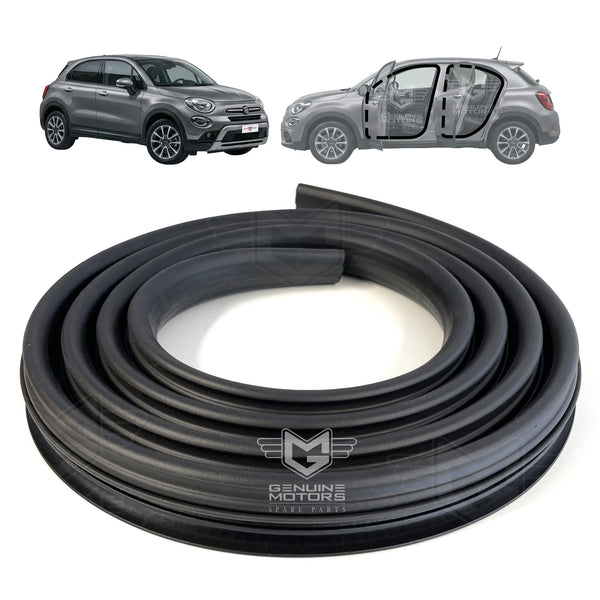 Fiat 500X Door Inner Rubber Weatherstrip Seal OEM 51938341