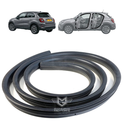 Fiat 500X Rear Door Inner Rubber Weatherstrip Seal OEM 52034402