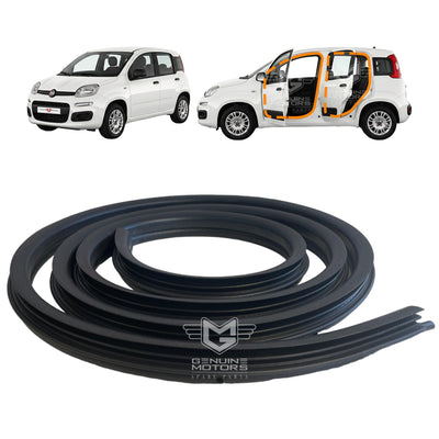 Fiat Panda MK3 Front Door Inner Rubber Weatherstrip Seal OEM 51932953, 52062219