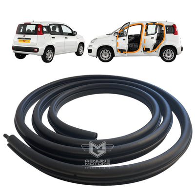 Fiat Panda MK3 Rear Door Body Rubber Weatherstrip Seal OEM 52062220, 51932955