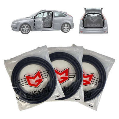Ford Focus MK2 ST Weather Rubber Seal Bundle Fits 3-Door Models OEM 1534919 1757174