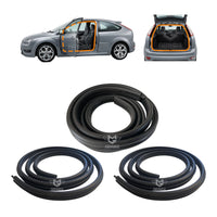 Ford Focus MK2 Weatherstrip Rubber Seal Set Fits 3-Door Models OEM 1534919 1757174