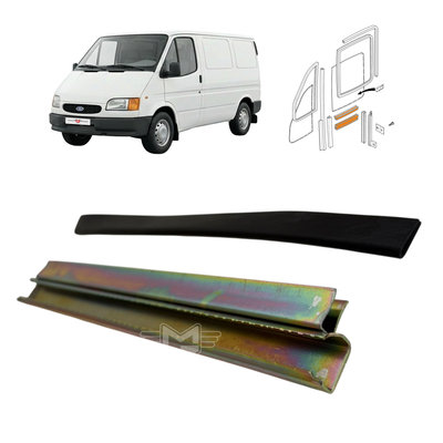 Ford Transit MK5 EY Front Door Window Rubber Lifter Bar OEM 4043232