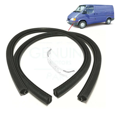 Front Bumper Rubbing Strip Seals Fits Ford Transit MK5 (1992-2000) (2 Pieces)