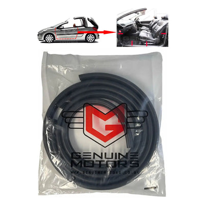 Front Door Entry Seal Weatherstrip Set Replacement For Peugeot 207 CC (2006-2014) (A Pair)