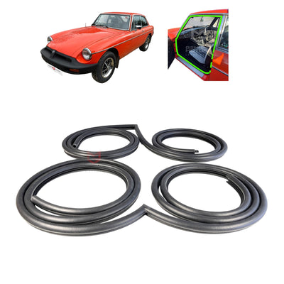 MG MGB GT Coupe Door Body Weatherstrip Rubber Seal Set 1980