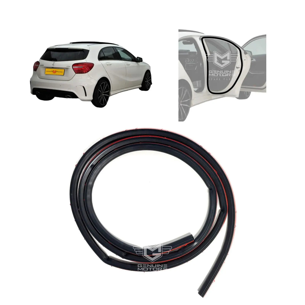 Door+Trunk Rubber Weatherstrip Seal Fit For Mercedes Benz W126 SEL Long Set 5Pcs