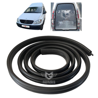 Mercedes-Benz Vito W639 High-Roof Rear Door Rubber Weatherstrip Seal OEM A6396970898