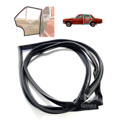 Mercedes-Benz W115 Rear Left Door Seal Rubber Weatherstrip 1157300778