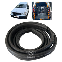 Mercedes-Benz Vito W639 High-Roof Rear Door Rubber Weatherstrip Seal OEM A6396970898