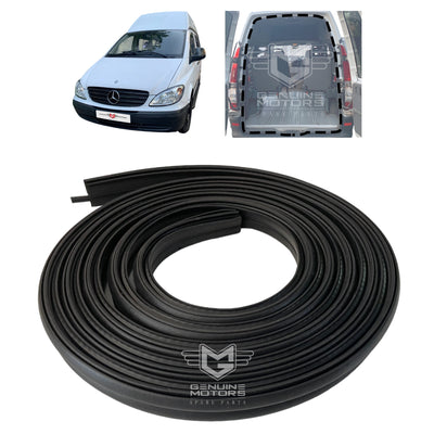 Mercedes-Benz Vito W639 High-Top Rear Door Rubber Weatherstrip Seal OEM A6397410780