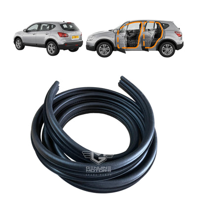 Nissan Qashqai J10 Rear Door Inner Rubber Weatherstrip Seal OEM 76921JD01C