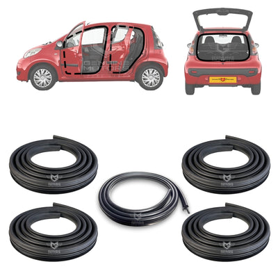 Peugeot 107 Rubber Weather Seal Set Fits MK1 5-door OEM 9025H7 8707C7
