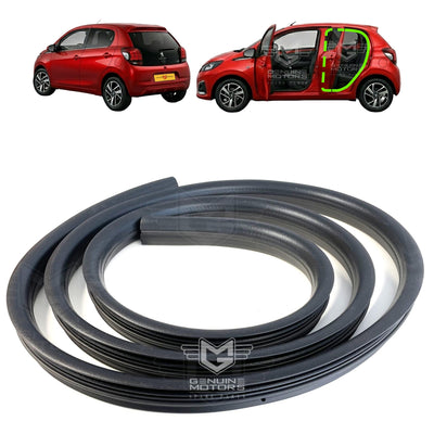 Peugeot 108 Rear Door Aperture Rubber Weatherstrip Seal OEM B000820480