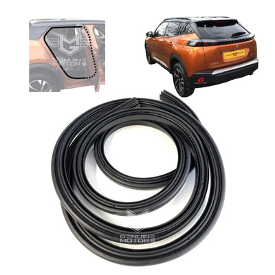 Peugeot 2008 MK2 Rear Door Rubber Seal On-Body Weatherstrip 9825831480