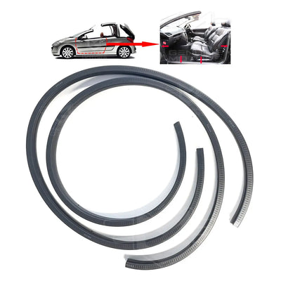 Peugeot 207 CC Front Door Inner Seal Weatherstrip Set Replacement (2006-2014) (A Pair)