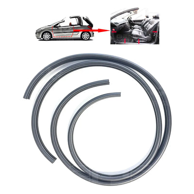 Peugeot 207 CC Front Door Body Seal Weatherstrip Set Replacement (2006-2014)