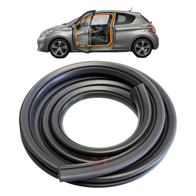 Peugeot 208 MK1 3Door Body Rubber Weatherstrip Seal OEM 9673480280