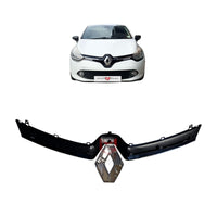 Renault Clio MK4 Front Grill Chrome Strip Logo Set OEM 620787878R