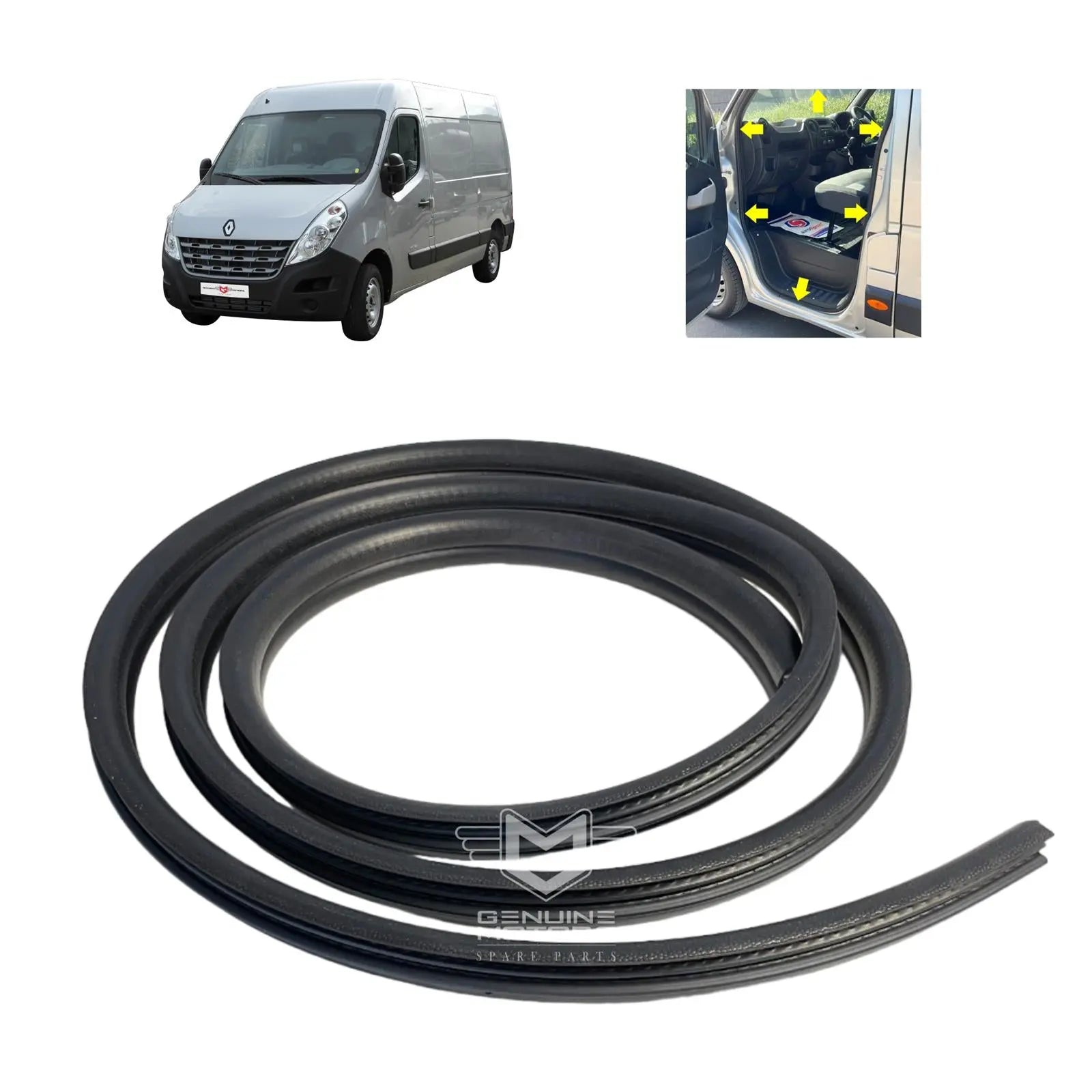 Schuifdeur Weatherstrip Rubber Seal Vervanging voor Renault Master MK3 (2010 ) 769238888R Schuifdeur Weatherstrip Rubber Seal Vervanging voor Renault Master MK3 (2010 ) 769238888R