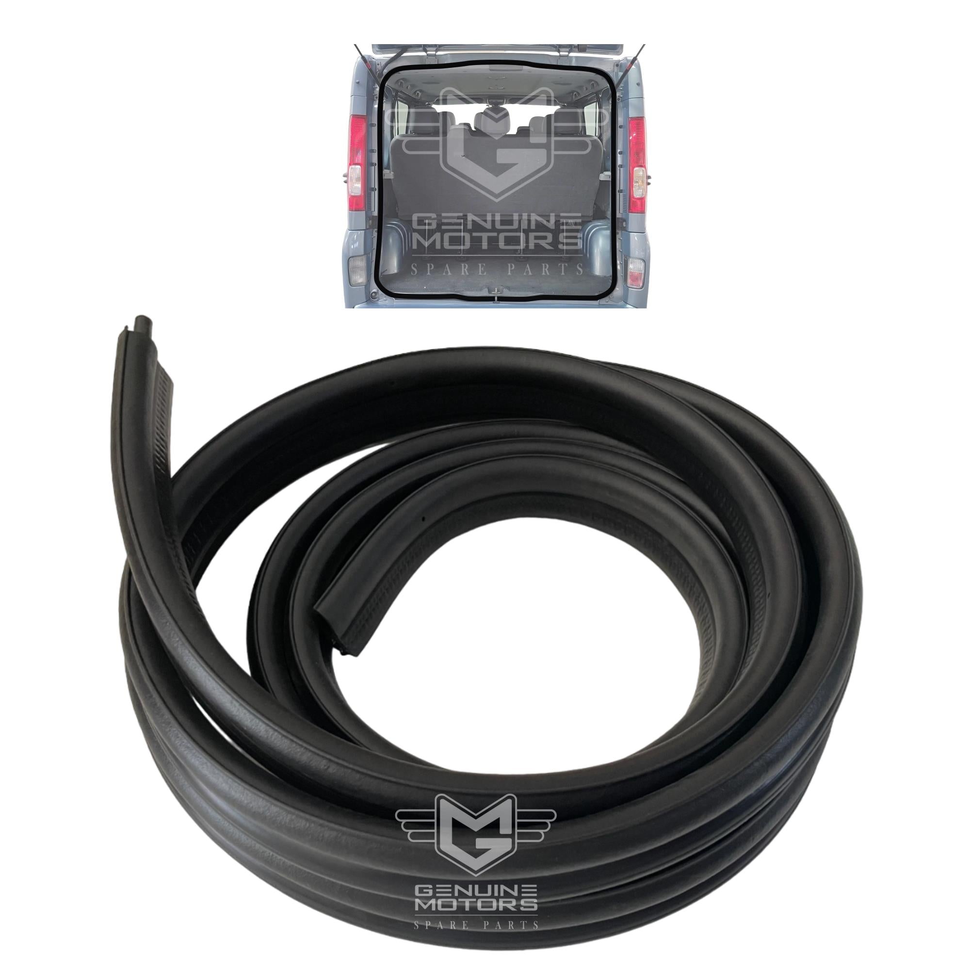 Vauxhall Vivaro Renault Traffic Back Door Weatherstrip Seal new Vauxhall Vivaro Renault Traffic Back Door Weatherstrip Seal new