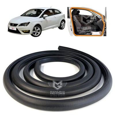 Seat Ibiza 3-Door Body Weatherstrip Rubber Seal OEM 6J4867365A