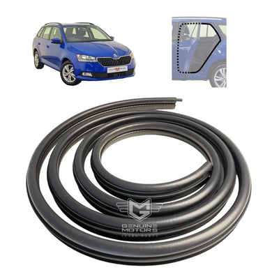 Skoda Fabia Rear Door Body Weatherstrip Seal For MK3 (2014-2021) OEM 6V9867367G