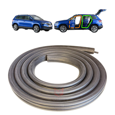 Skoda Karoq Rear Door Inner Weatherstrip Rubber Seal OEM 575867366E