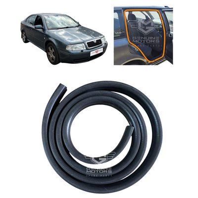 Skoda Octavia Mk1 Rear Door Inner Weatherstrip Rubber Seal OEM 1U9867367E