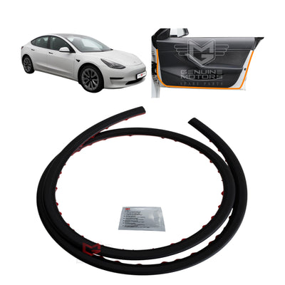 Tesla Model 3 MK1 Front Door Seal Adhesive Rubber Weatherstrip OEM 109049400E