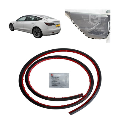 Tesla Model 3 MK1 Rear Door Seal Adhesive Rubber Weatherstrip OEM 109050800E