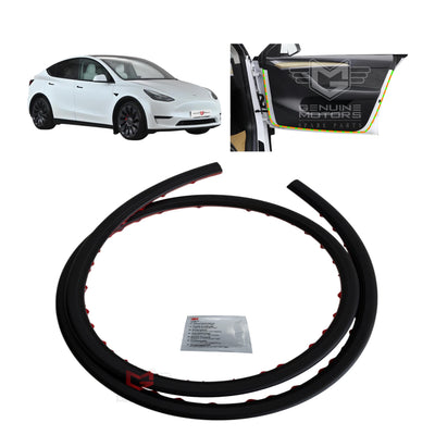 Tesla Model Y Front Door Seal Adhesive Rubber Weatherstrip OEM Fits 150005900B